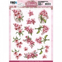 CD12104 Amy Design - Pink Florals - Orchid