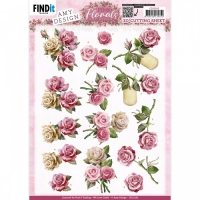 CD12102 Amy Design - Pink Florals - Roses