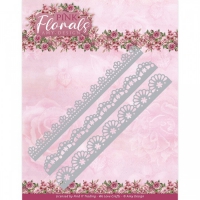 ADD10312 Amy Design - Pink Florals - Floral Border