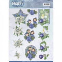 CD11130 Jeanine's Art - Frosty Ornaments - Blue Ornaments