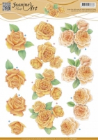 CD10908 - Jeanine's Art - Just Beautiful - Orange Roses