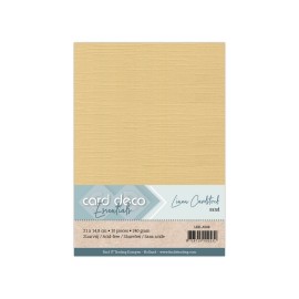 LKK-A508 #08 Card Deco Linnenkarton - 10 vel - A5 - Zand / sand