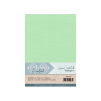 LKK-A520 #20 Card Deco Linnenkarton - 10 vel - A5 - Middengroen / middle green