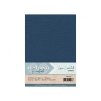 LKK-A530 #30 Card Deco Linnenkarton - 10 vel - A5 - Donkerblauw / dark blue