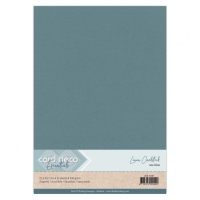 #40 Card Deco Linnenkarton A4 Zeeblauw / Sea Blue