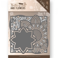 JAD10018 Die - Jeanine's Art - Classic Butterflies and Flowers - Flowers Frame