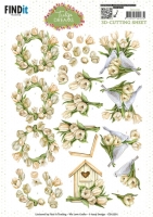 CD12291 knipvel Amy Design - Tulip Dreams - Romantic Tulips