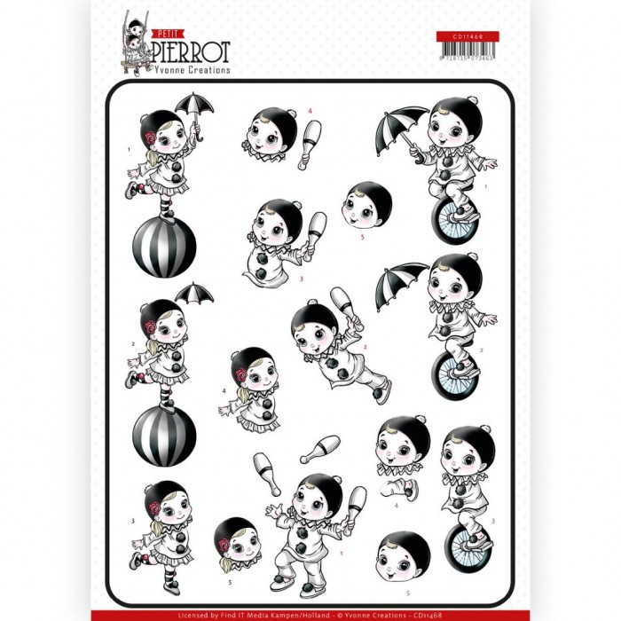 CD11468 Yvonne Creations - Petit Pierrot - At the Circus