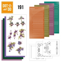 Dot and Do 191 - Precious Marieke - Purple Flowers Pretty Flowers
