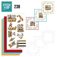 STDO238 - Stitch and Do 238 - Yvonne Creations - Farm Friends