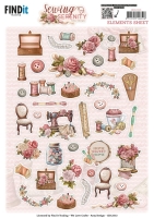 CD12313 - Cutting Sheet - Amy Design - Sewing Serenity - Small Elements