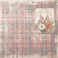 Paperpack - Yvonne Ceations - Floral Christmas 20 x 20 cm