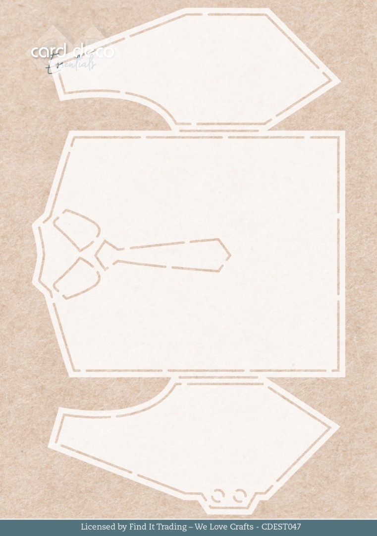 Stencil - Card Deco Essentials - We Are Men - Suit - A5