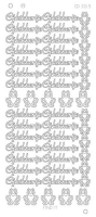 Opkikkertje platinum - Zilver