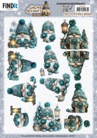 3D Cutting Sheet - Berries Beauties - Gnomie Holidays - Emerald
