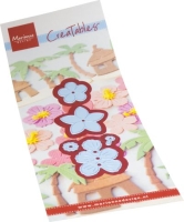 LR0815 Creatables stencil Tropical flower set