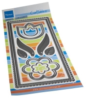 CR1623 Craftables stencil Slimline Flowers