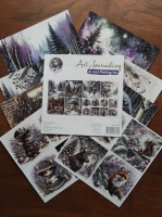 99077/015 Fairybells Art Journaling & Card Making Set Kerst paars