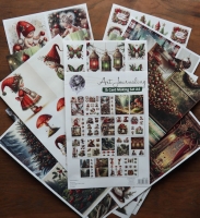 99081/005 Fairybells Art Journaling Set A4 Kerst