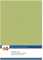 LKK-A554 #54 Card Deco Linnenkarton - 10 vel - A5 - Avocado groen / avocado green