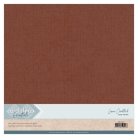 LKK-SC70 #70 Card Deco Linnenkarton - SC - Rusty Brown