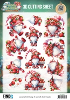 CD12482 3D Cutting Sheet - Berries Beauties - Happy Gnomes - Berry Cute
