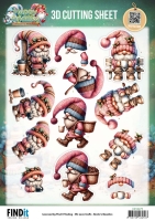 CD12479 3D Cutting Sheet - Berries Beauties - Happy Gnomes - Coffee & Clicks