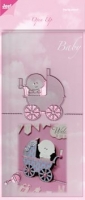 Joy! stencil baby met kinderwagen 6003/2007