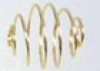 Spiraal goudkleur 14x12mm 