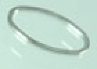 Ovalen ringetje zilverkleur 16x8mm (1mm dik) 