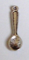 Bedel tibetaans zilveren 'lepel' 13.5 x 2.5 mm