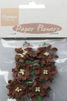 MD Paper Flowers dark brown RB2230