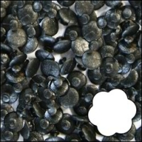 Magic dots bloem zwart - 200 stuks