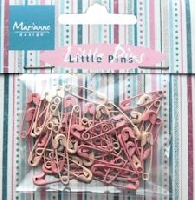 MD Mini pins light pink & pink - JU 0942