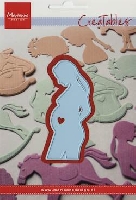 LR 0348 - Creatables stencil pregnant