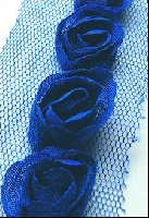 MD Flower Ribbons Dark blue FR 1117