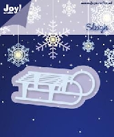 6002/2035 Joy! stencil sleigh