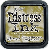 TIM27126 Distress Ink kussen Crushed Olive