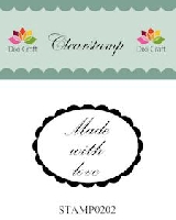 Dixi Clear Stamp Made with love - STAMP0202