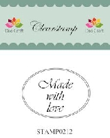 Dixi Clear Stamp Made with love - STAMP0212