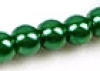 Groene glasparel 6mm 